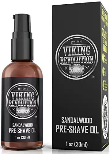 Pre Shave Oil for Men Shaving Oil with Sandalwood | 1 Fl oz