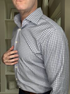 William Blue Tattersall Custom Dress Shirt from Proper Cloth