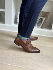 Tommy Hilfiger Horse Bit Loafers with Skinny Fit Pants