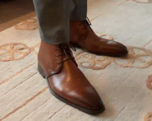 Jousen Retro Ankle Chukka Boots for Best Men's Dress Shoes.