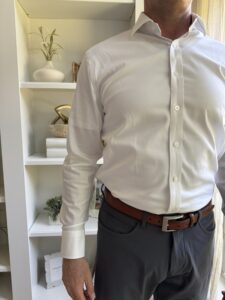 Twillory White Performance Dress Shirt