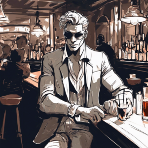 Casanova Wannabe. Seduction Expert at a bar. Creepy guy. 