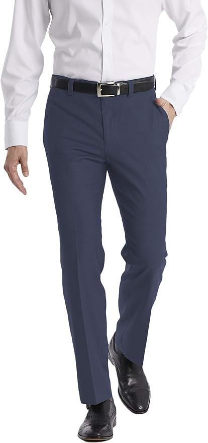 Calvin Klein Men's Modern Fit Dress Pant, Dark Blue