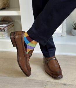 Tommy Hilfiger horse bit loafers