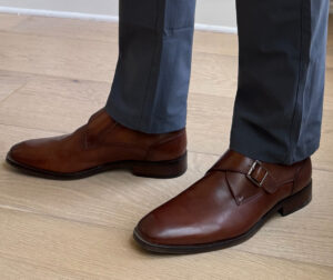 Jousen Chukka Boots with No Break Slim Fit Pants