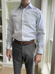 Charles Tyrwhitt Lilac Check Dress Shirt