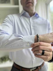 Charles Tyrwhitt Dress Shirt Single Cuff Button