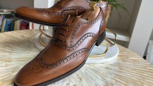 To Boot Avelino Wingtip Burnished Brown