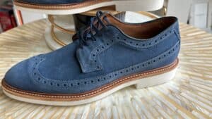 Allen Edmonds - William Wingtip Blue Suede