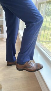 To Boot NY Burnished Brown Connors Cap Toe Dress Shoe