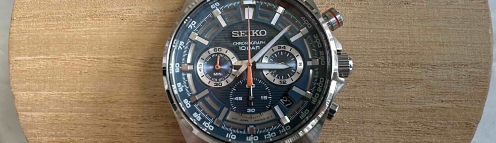 Men’s Chronograph Watch Review: The Seiko SSB409