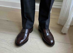 Dark Brown Alden Oxford Dress Shoe