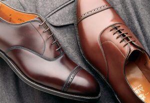 Alden Shoes in Mid and Dark Brown