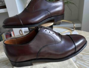 Alden Dark Brown Bal Oxford Dress Shoes