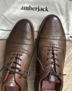 Amberjack Cap Toe Shoes in Chestnut Brown