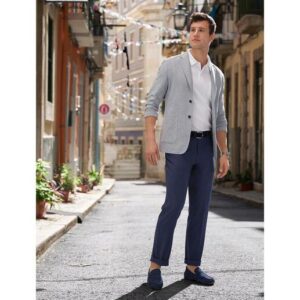 Business Casual Look with Driving Loafers