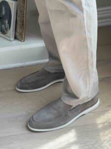 Cassidy Taupe Suede Slip-On
