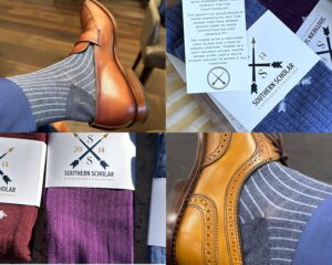 Southern Scholar Socks Review. Dress Socks review.