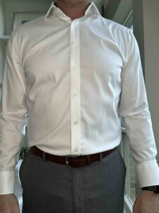 Twillory White Performance Dress Shirt