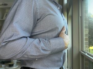 Photo of Proper Cloth Light Blue Check Merino Wool Dress Shirt