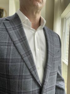 Purple Check Blazer