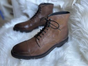 Photo of To Boot Burkett Cognac Dress Boots