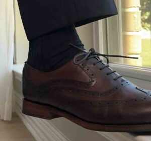 Boardroom Socks with Barker Shoes