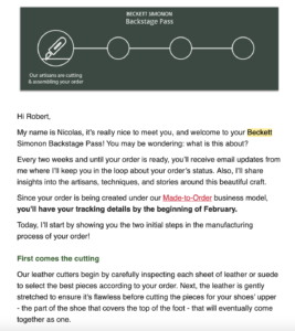 Beckett Simonon Order Update