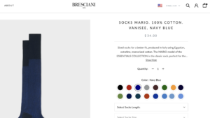 Bresciani Sock Prices