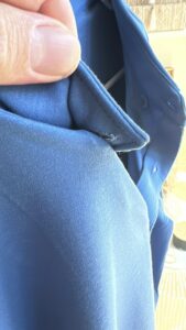 Hidden Button-Down Collar