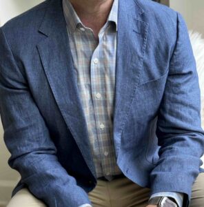 J. Mclaughlin Linen Blazer