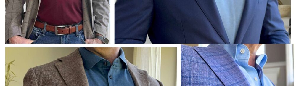 High-Low Dress for Men: Polo Shirts with Sport Coats