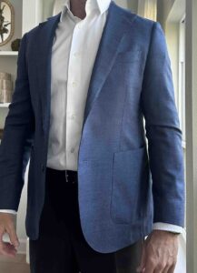 Blue Blazer With White Shirt