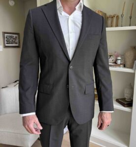 Proper Cloth Gray Suit