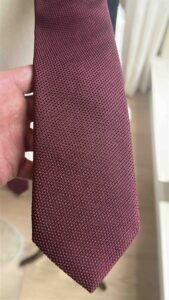 Burgundy Grenadine Tie 