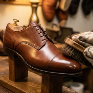Brown Cap Toe Derby